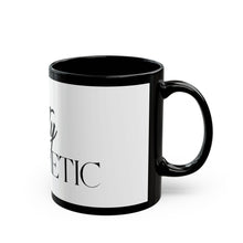 Load image into Gallery viewer, Pretty Prophetic Black Mug – Inspirational Coffee Cup for Dreamers &amp; Creatives
