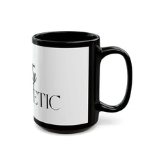 Load image into Gallery viewer, Pretty Prophetic Black Mug – Inspirational Coffee Cup for Dreamers &amp; Creatives
